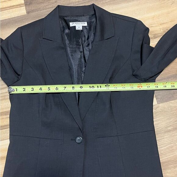 Vtg Pendleton Virgin Wool Blazer Jacket women’s size 10 made in USA - Picture 3 of 7